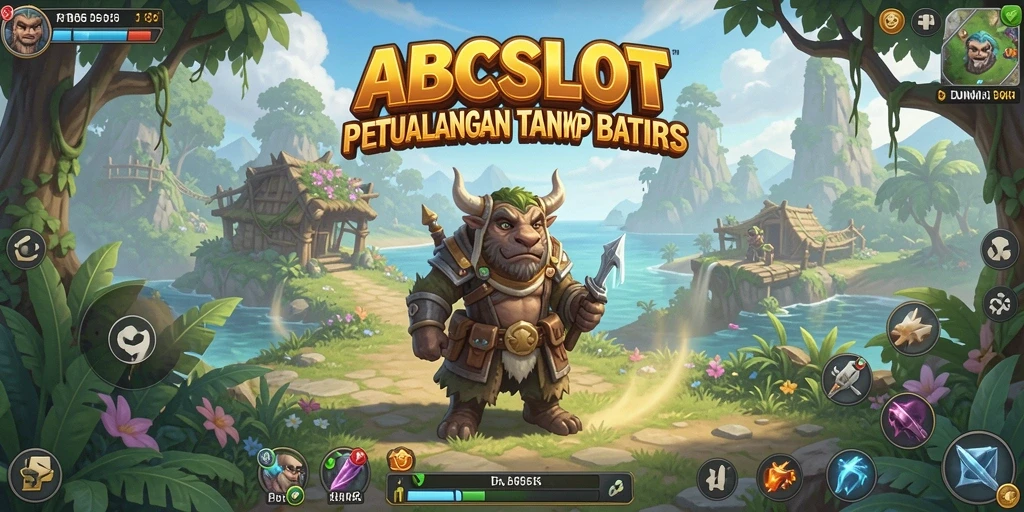 Screenshot gameplay Open World ABCSLOT yang menampilkan eksplorasi yang mendalam.
