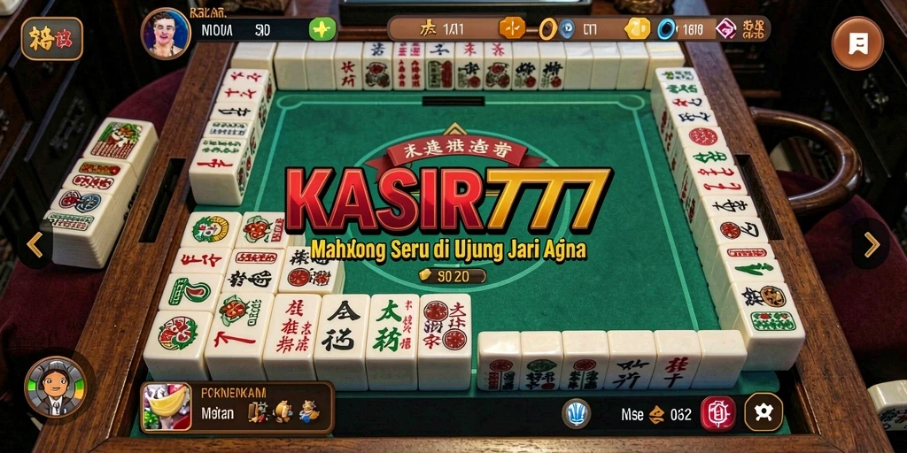 Screenshot permainan KASIR777 menampilkan gameplay Mahjong yang seru.