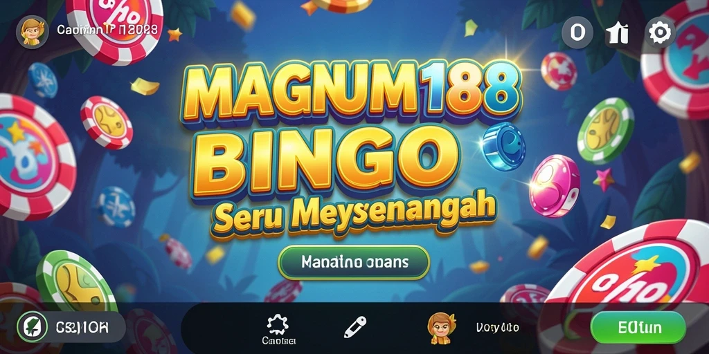 Tampilan menarik dari gameplay Bingo di MAGNUM188.