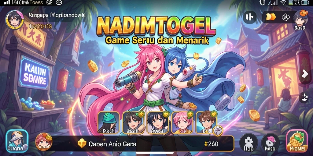 Menampilkan gameplay seru dalam dunia Anime yang penuh warna.