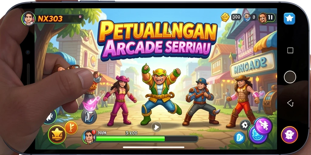 Tampilan gameplay NX303 yang menarik di dunia Arcade.